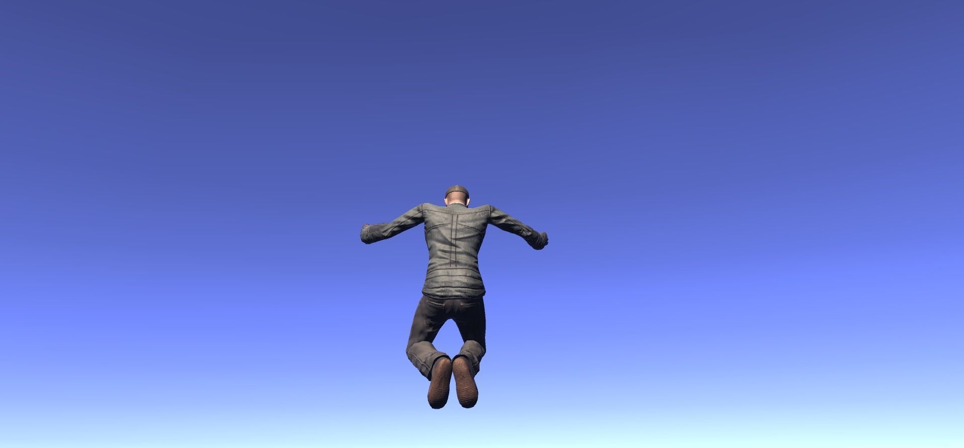 Andy - animated rigged Survivor Man Low-poly 3D model_18