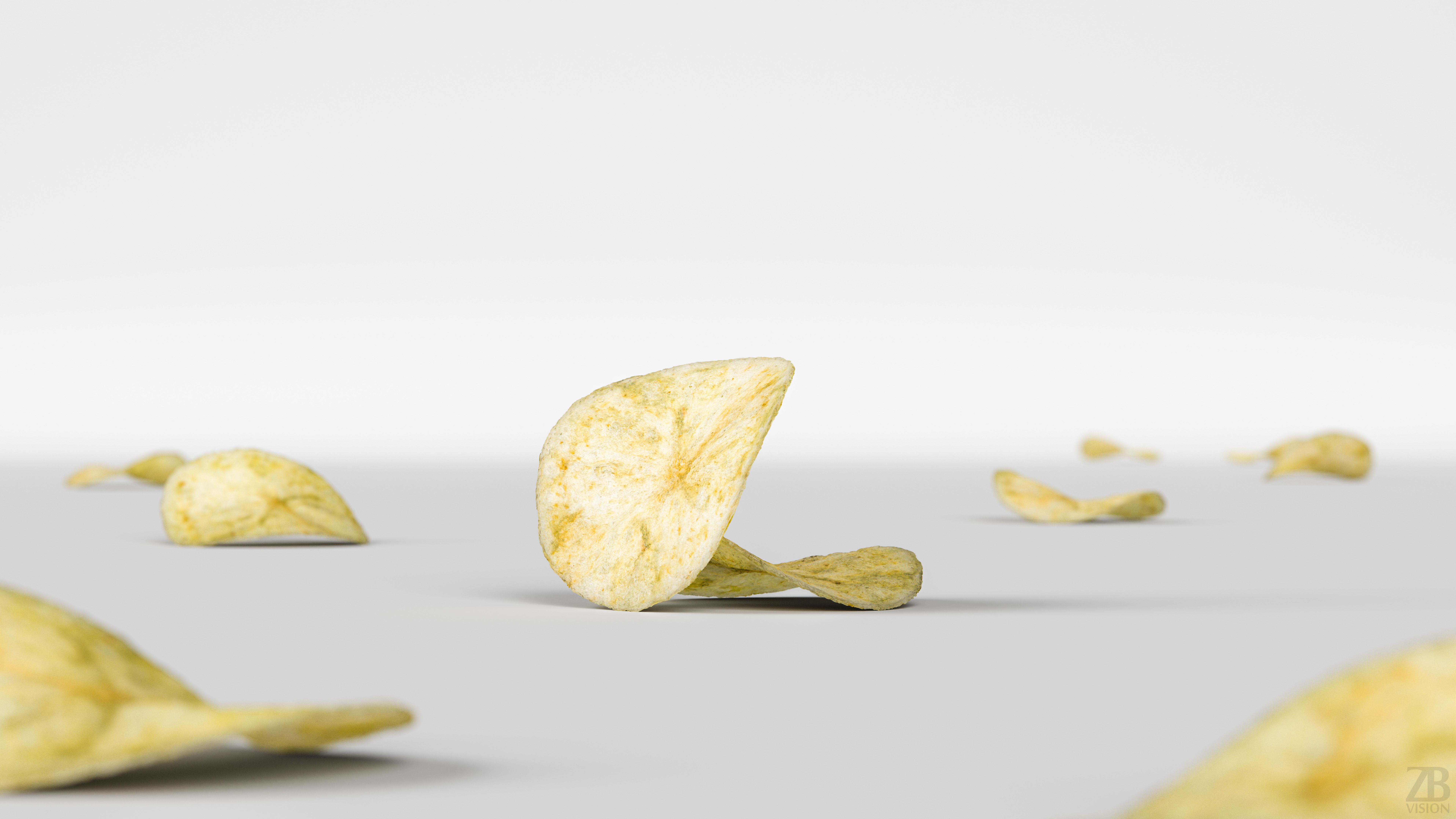 Potato Chips 3D model_1