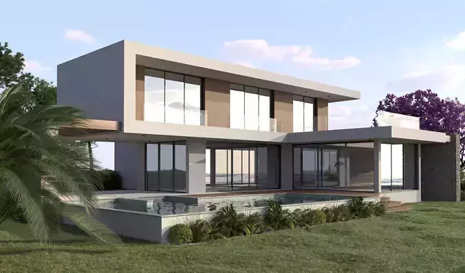 Modern Building 3  3D model