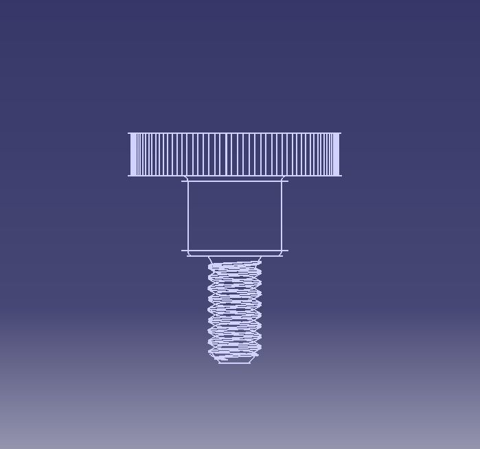 M5 x 10mm Knurled High Thumb Screws 3D print model_15