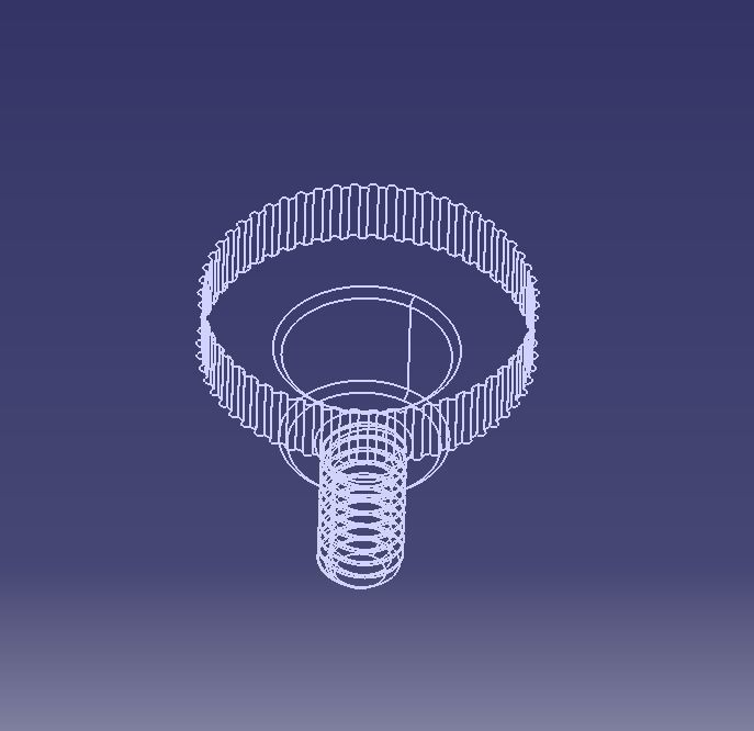 M5 x 10mm Knurled High Thumb Screws 3D print model_22