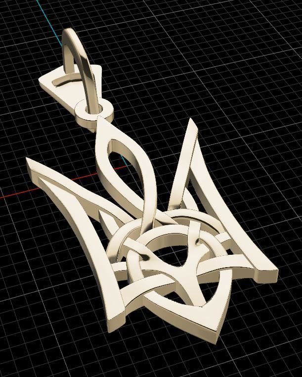 Ukrainian Trident 3D print model_4