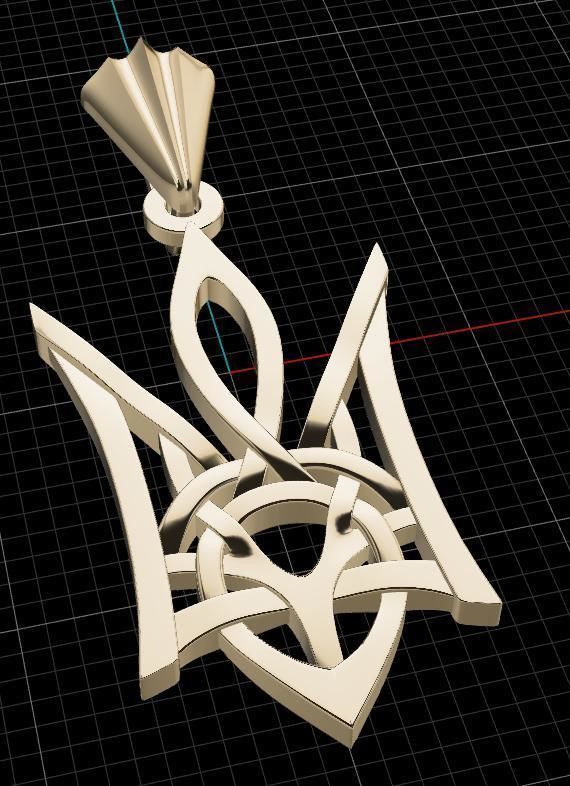 Ukrainian Trident 3D print model_6
