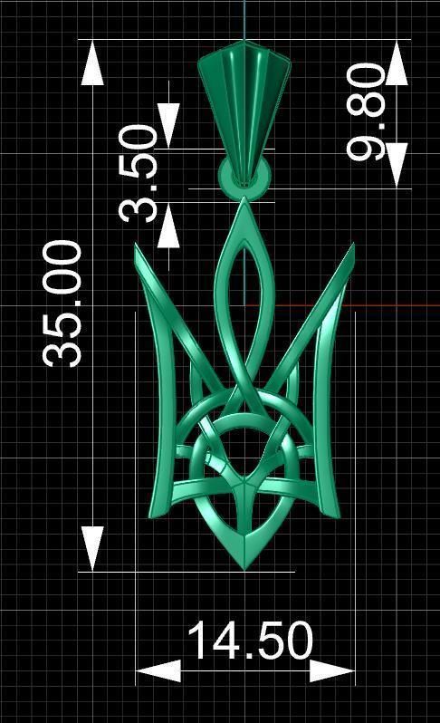 Ukrainian Trident 3D print model_16