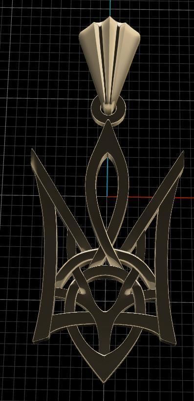 Ukrainian Trident 3D print model_5
