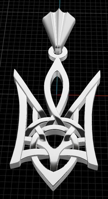 Ukrainian Trident 3D print model_13