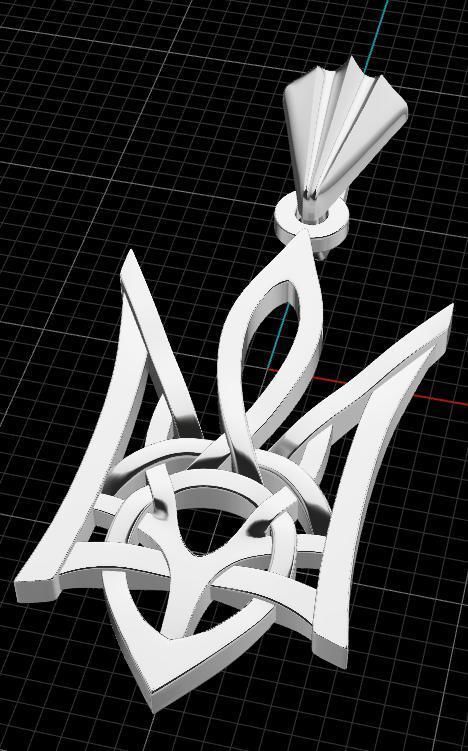 Ukrainian Trident 3D print model_11