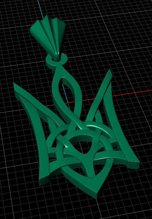 Ukrainian Trident 3D print model_7
