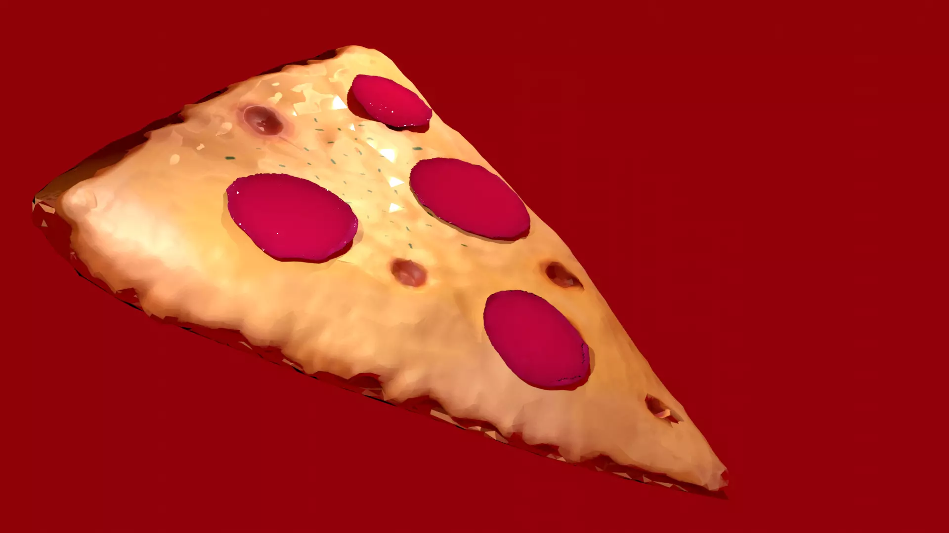 Pizza Slice 3D model_0