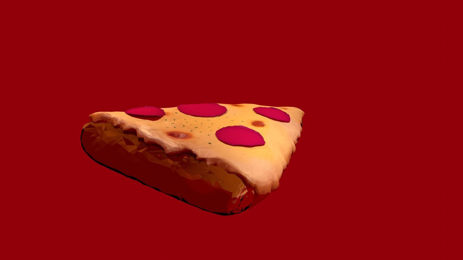 Pizza Slice 3D model_3