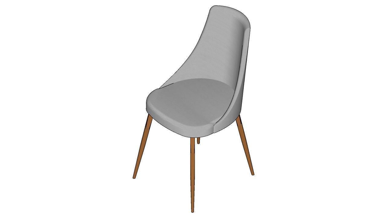 Eringisl Side Chair 3D model CGTrader