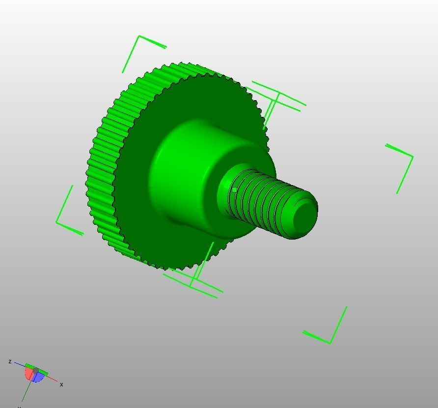 M4 x 10mm Knurled High Thumb Screws 3D print model_17