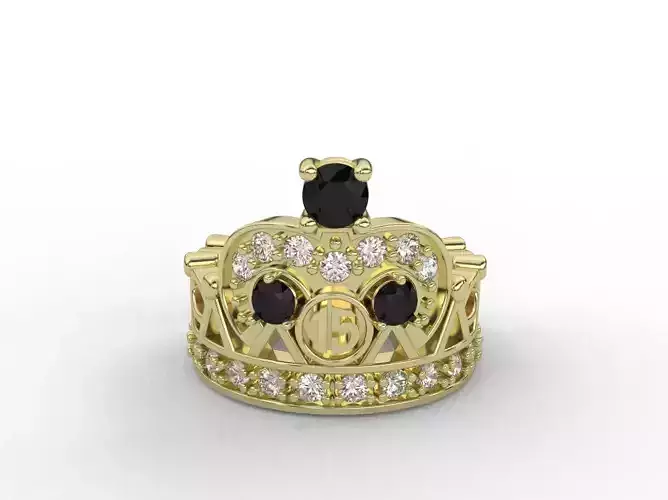 CROWN RING 15 YEARS