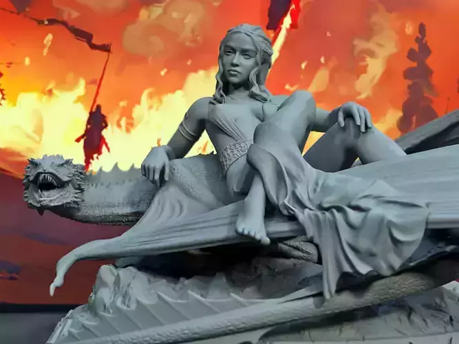 Daenerys Targaryen  3D print model