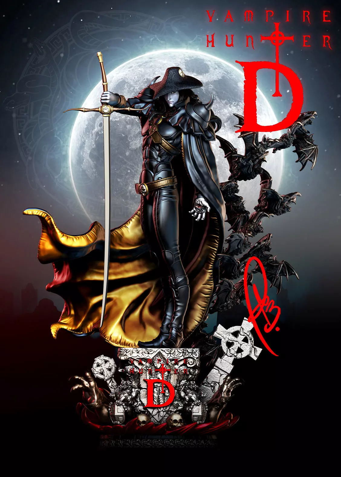 VAMPIRE HUNTER D BY CREATIVE GEEK MB 3D print model_0