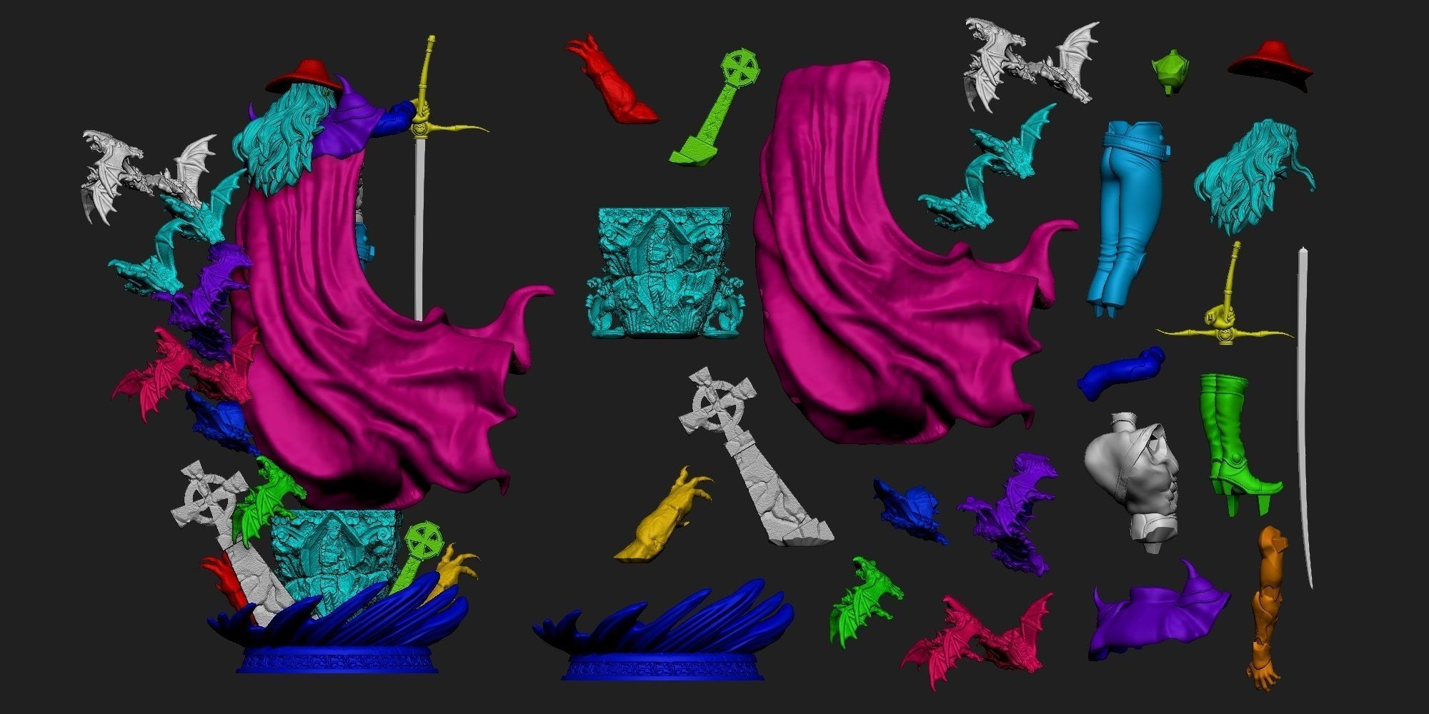 VAMPIRE HUNTER D BY CREATIVE GEEK MB 3D print model_12