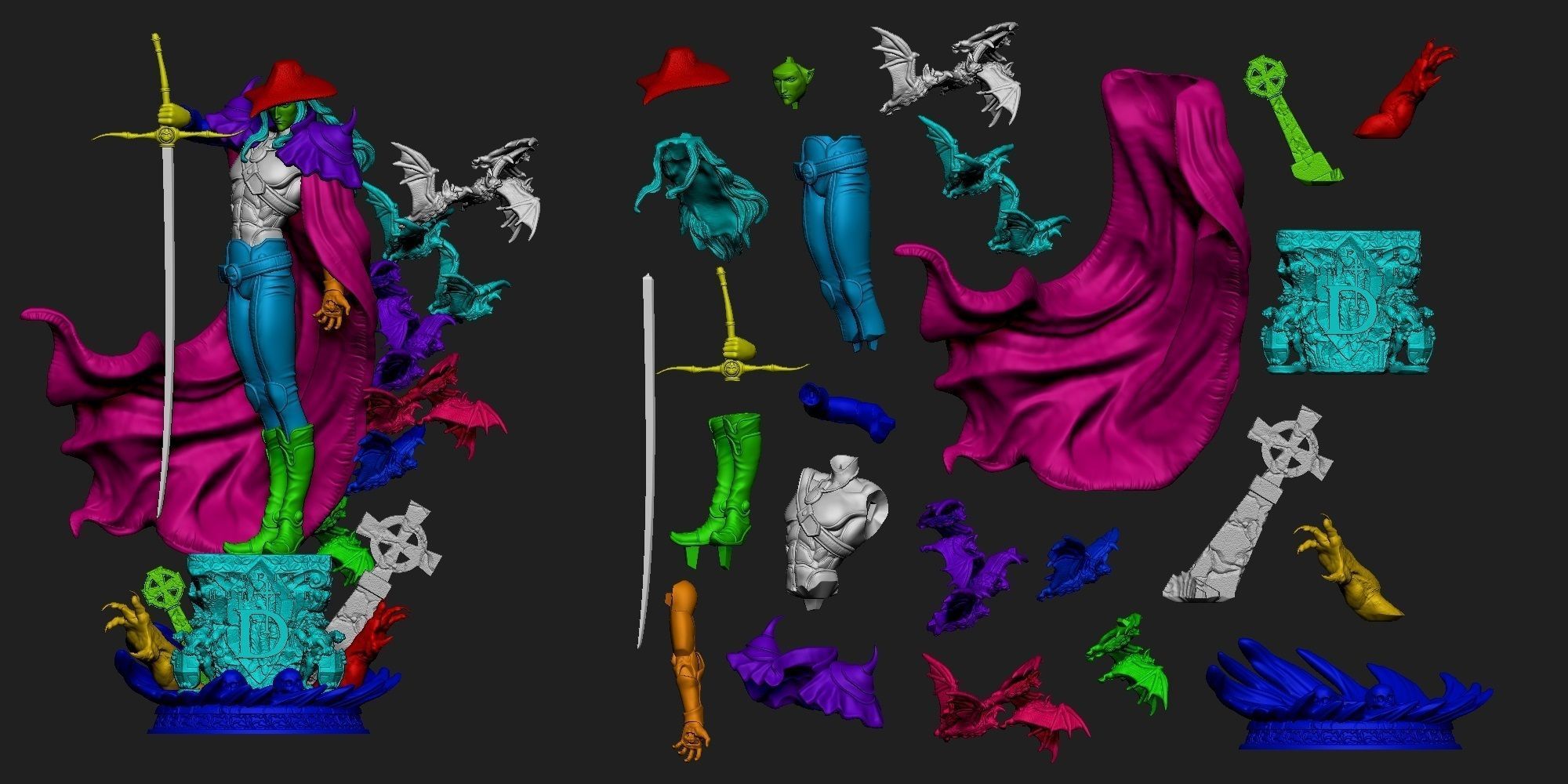 VAMPIRE HUNTER D BY CREATIVE GEEK MB 3D print model_11