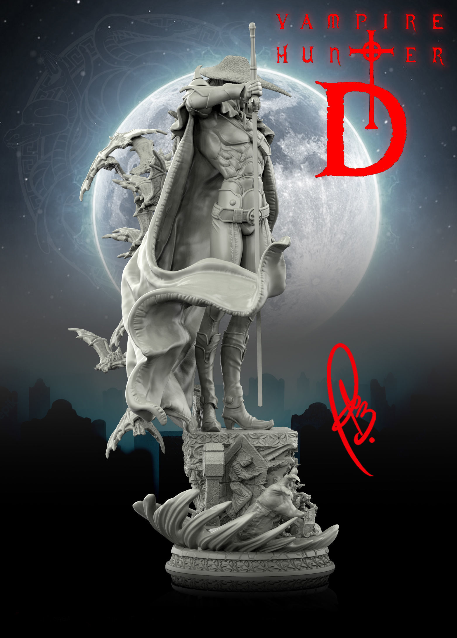 VAMPIRE HUNTER D BY CREATIVE GEEK MB 3D print model_16