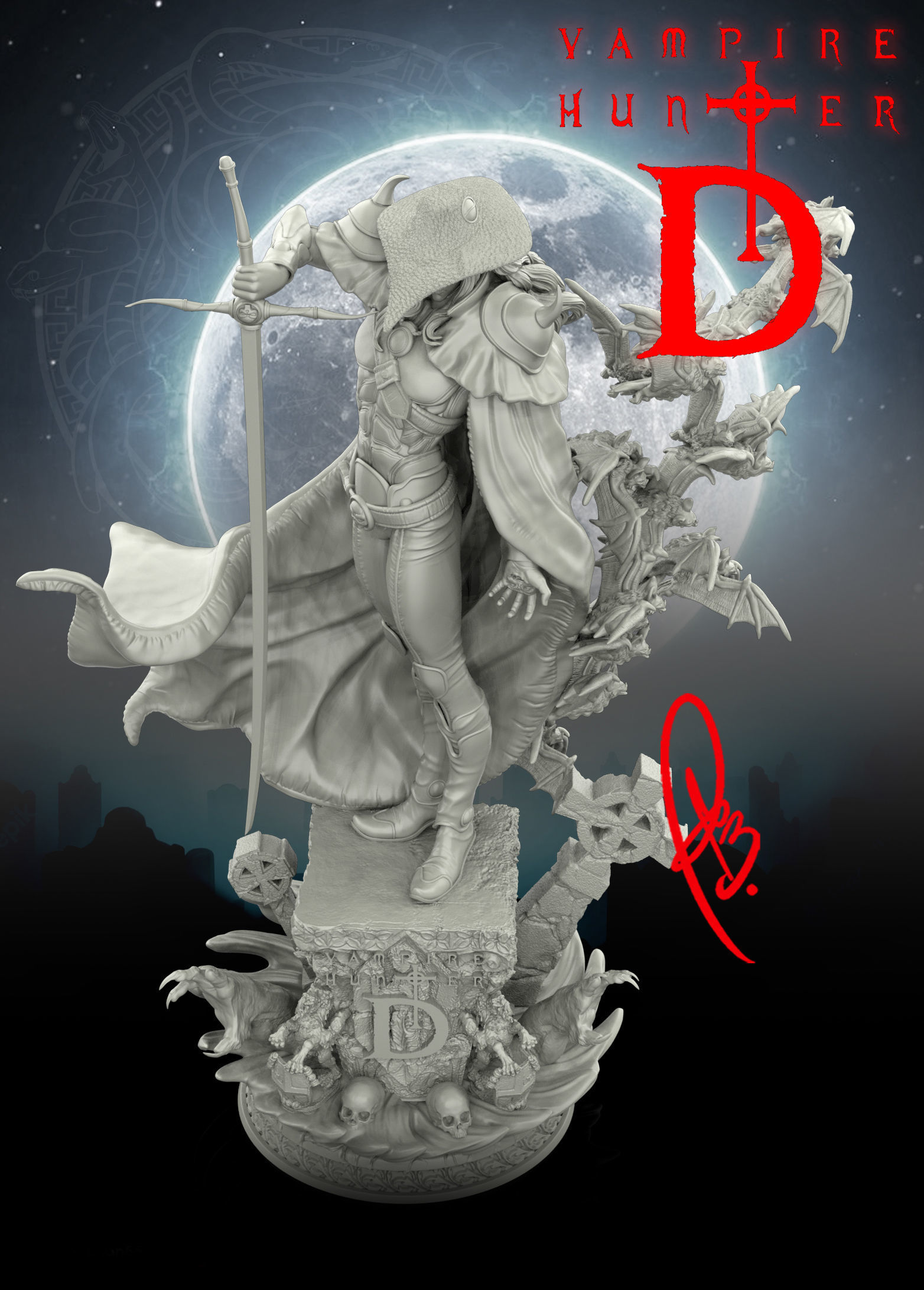 VAMPIRE HUNTER D BY CREATIVE GEEK MB 3D print model_15