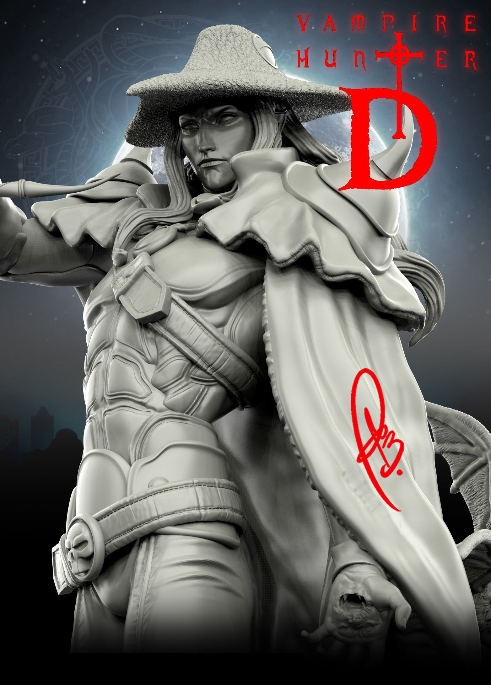 VAMPIRE HUNTER D BY CREATIVE GEEK MB 3D print model_13