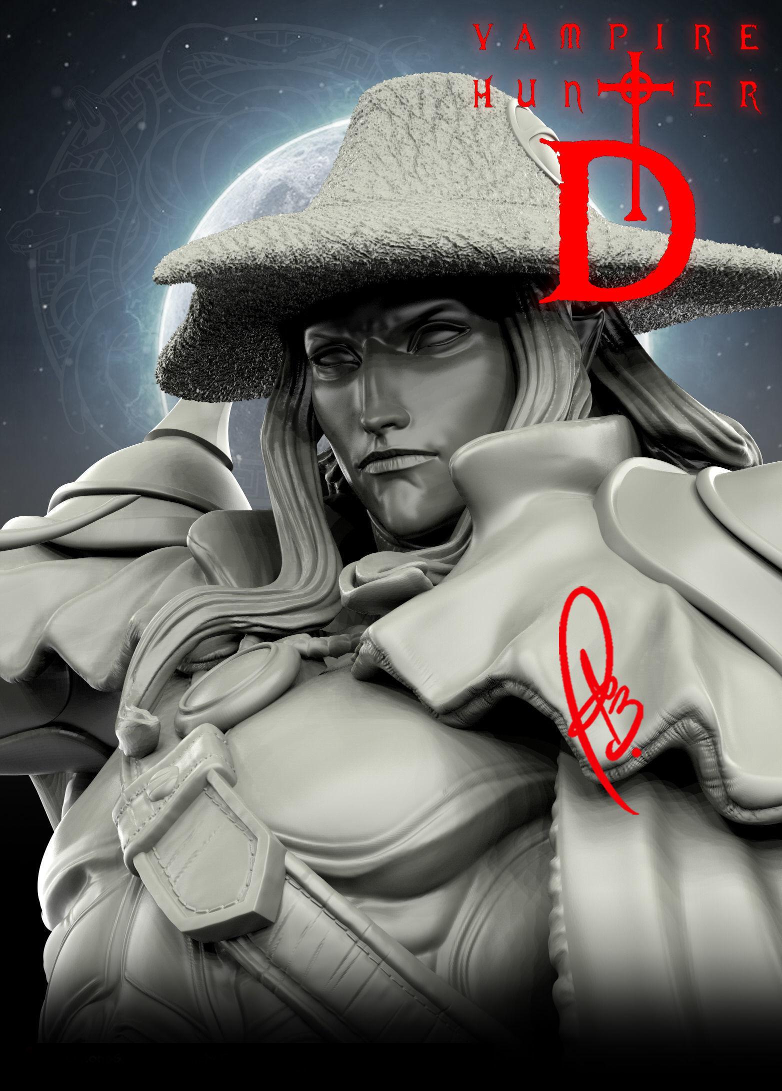 VAMPIRE HUNTER D BY CREATIVE GEEK MB 3D print model_14