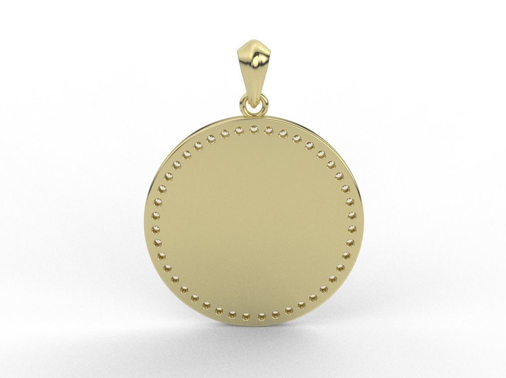 GEMINI NECKLACE 3D print model_3