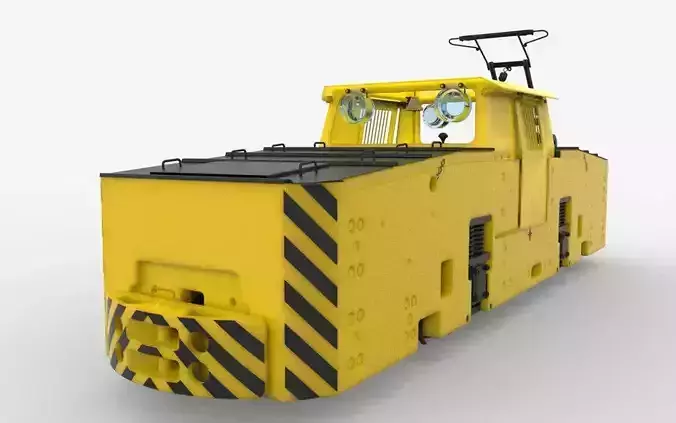 Electric locomotive K14 3D print model