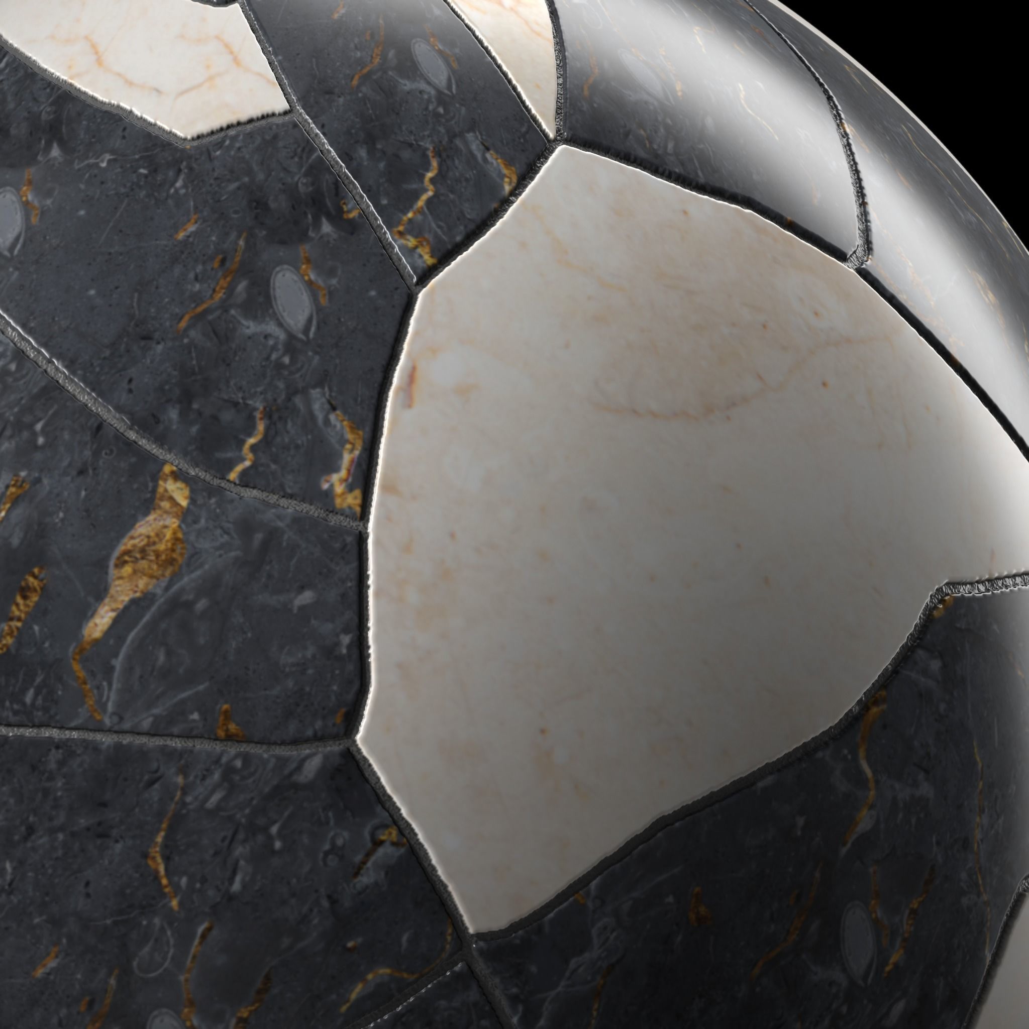 Marble Tile Materials 15- Marble - Pbr 4k Seamless Low-poly 3D model_2