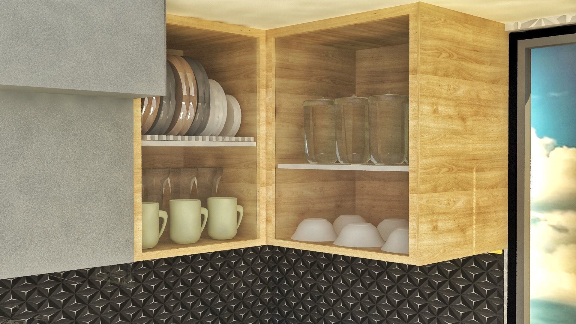  Kitchen Design 3D 3D model_2