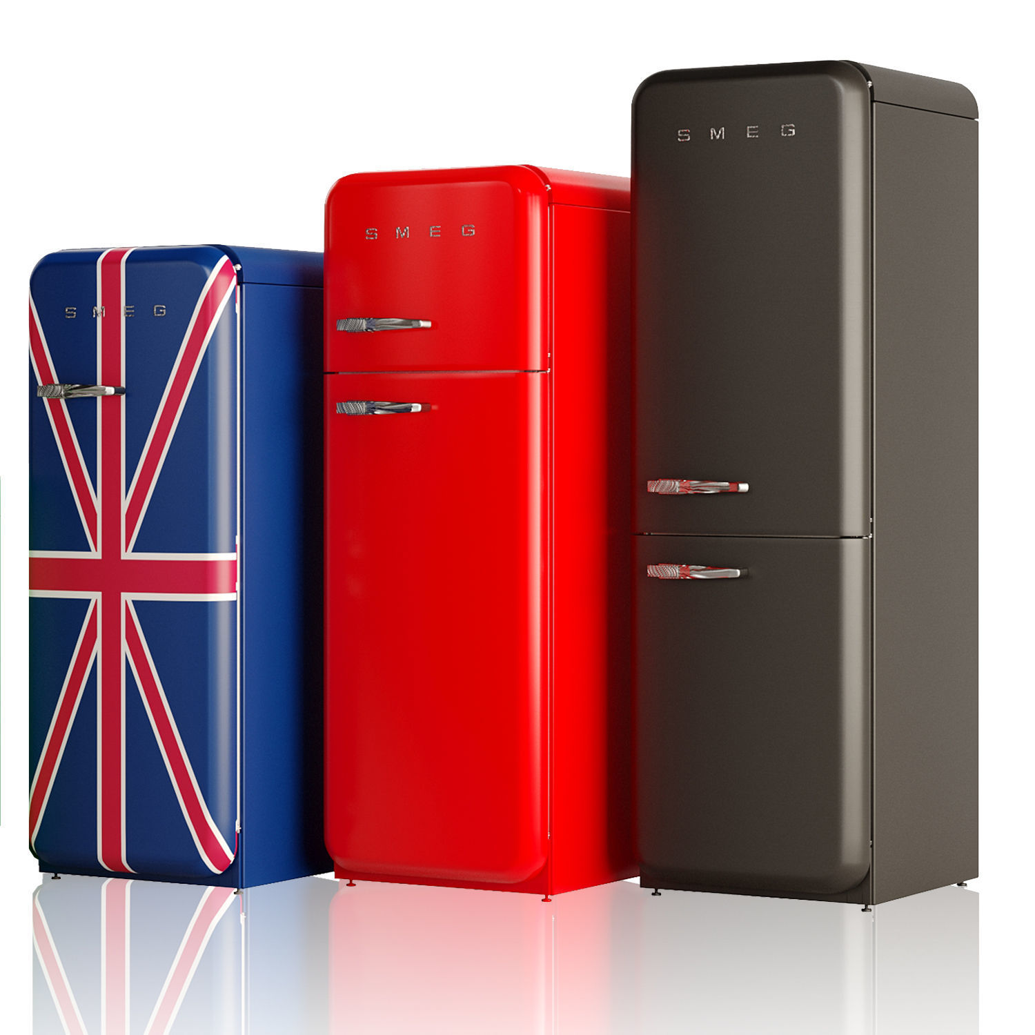 SMEG Rrefrigerators 3D model_1