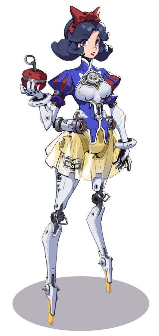 BJD SNOWWHITE DOLL 3D print model_3