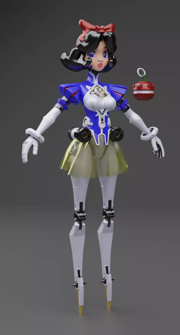 BJD SNOWWHITE DOLL 3D print model_0
