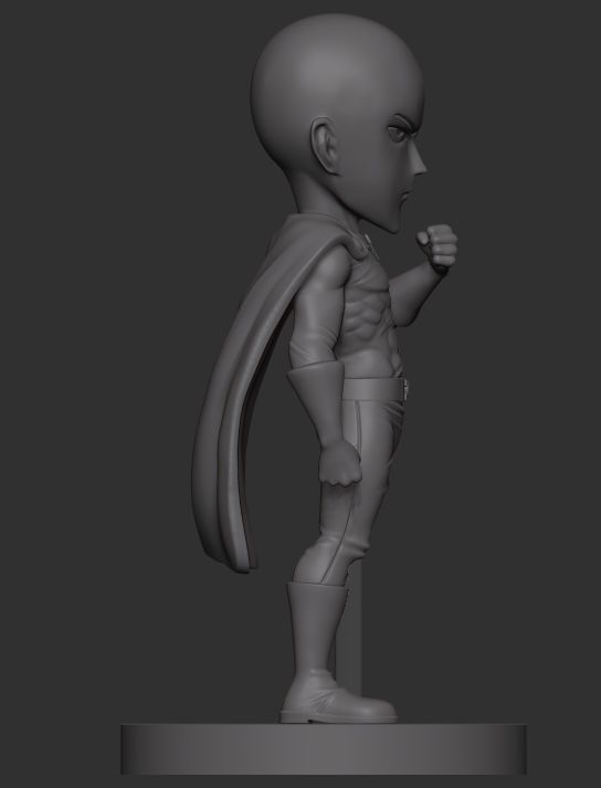 WCF Scale - Saitama 3D print model_4