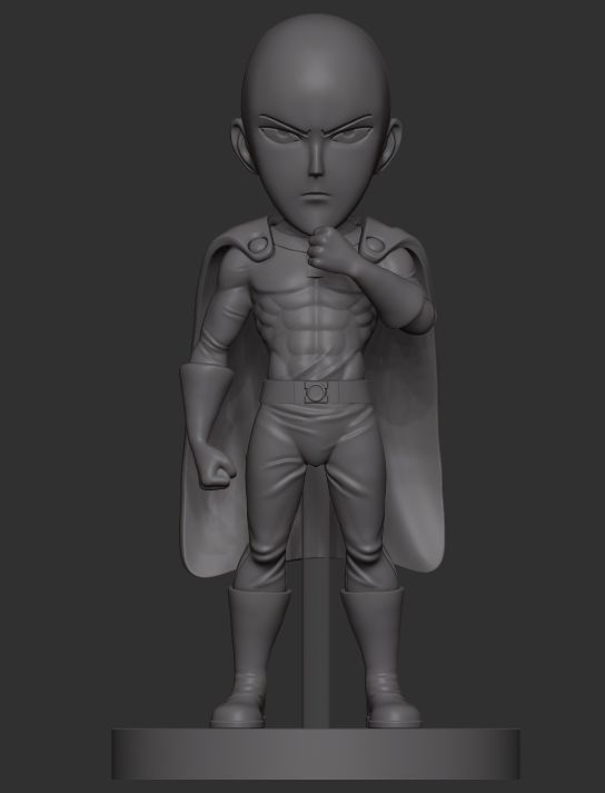 WCF Scale - Saitama 3D print model_1