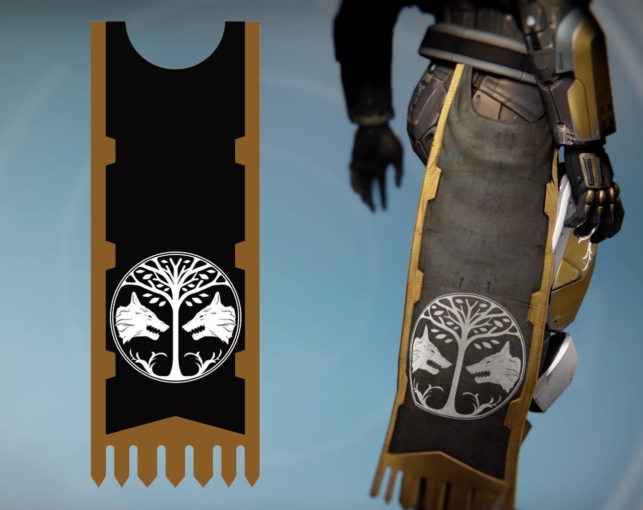 Complete ARMOR TITAN Cosplay Helmet IRON BANNER DESTINY 3D print model_2