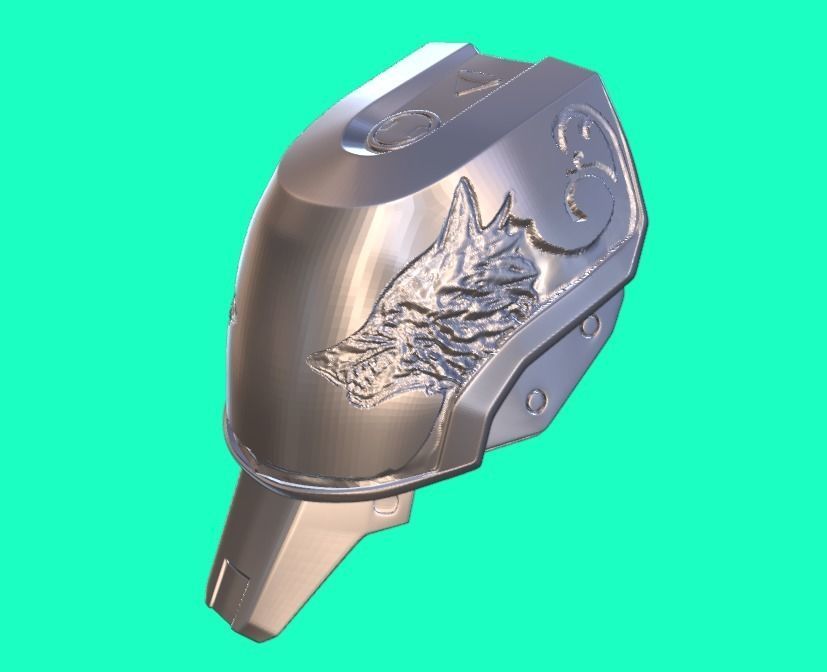 Complete ARMOR TITAN Cosplay Helmet IRON BANNER DESTINY 3D print model_6