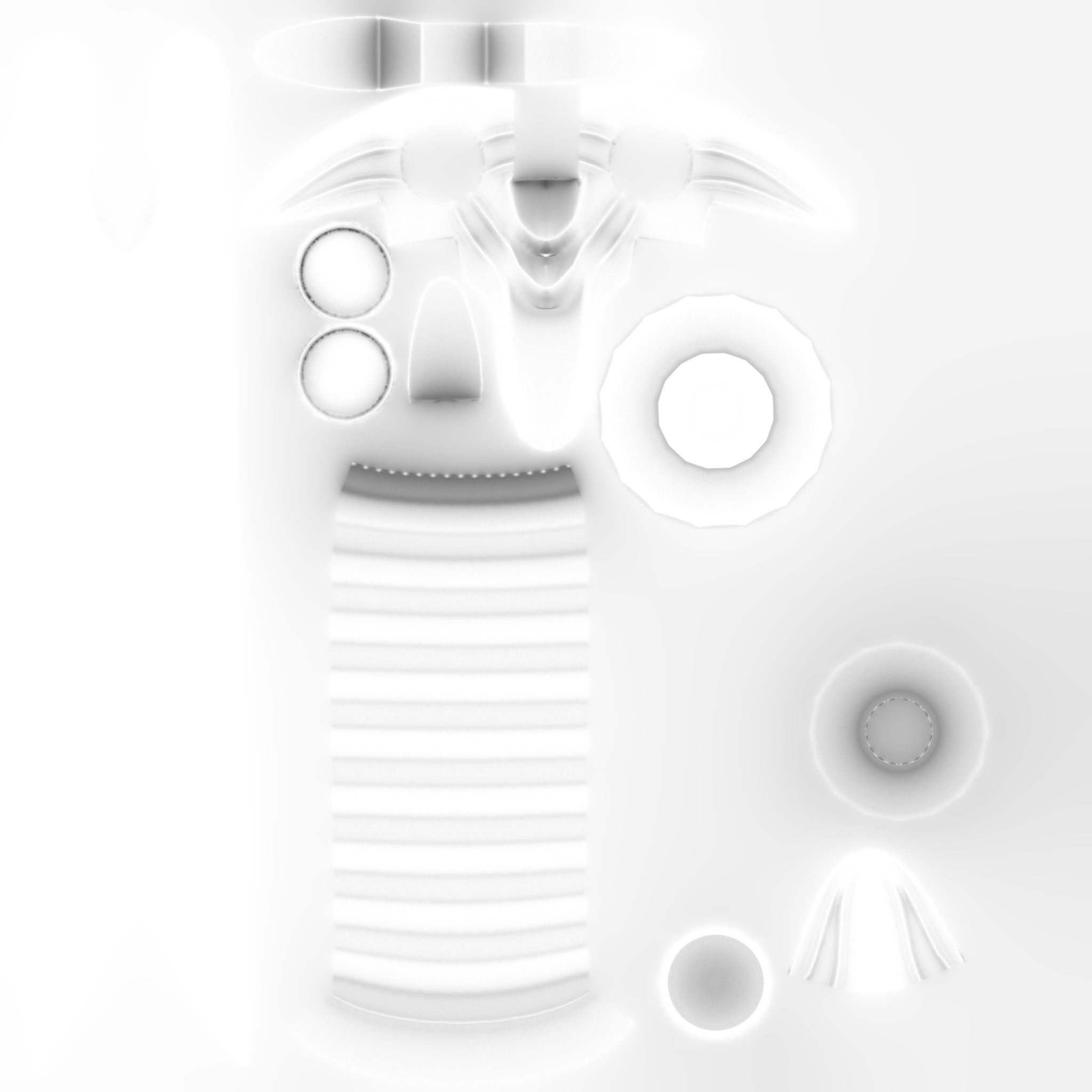 Medieval Fantasy Magic Sword Low-poly 3D model_11