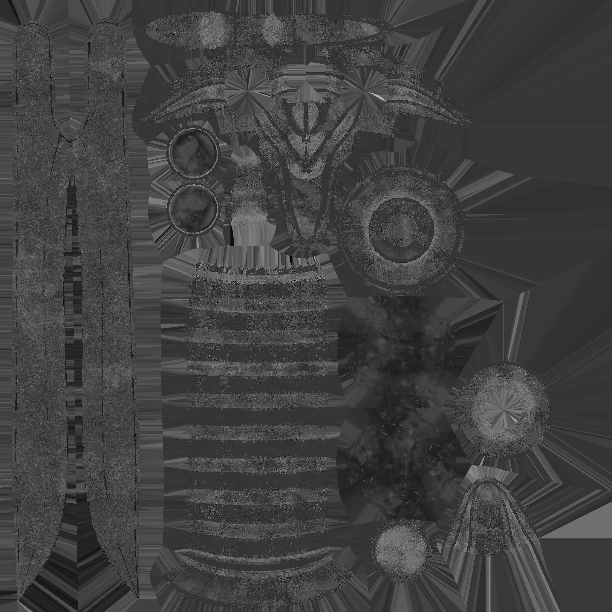 Medieval Fantasy Magic Sword Low-poly 3D model_8