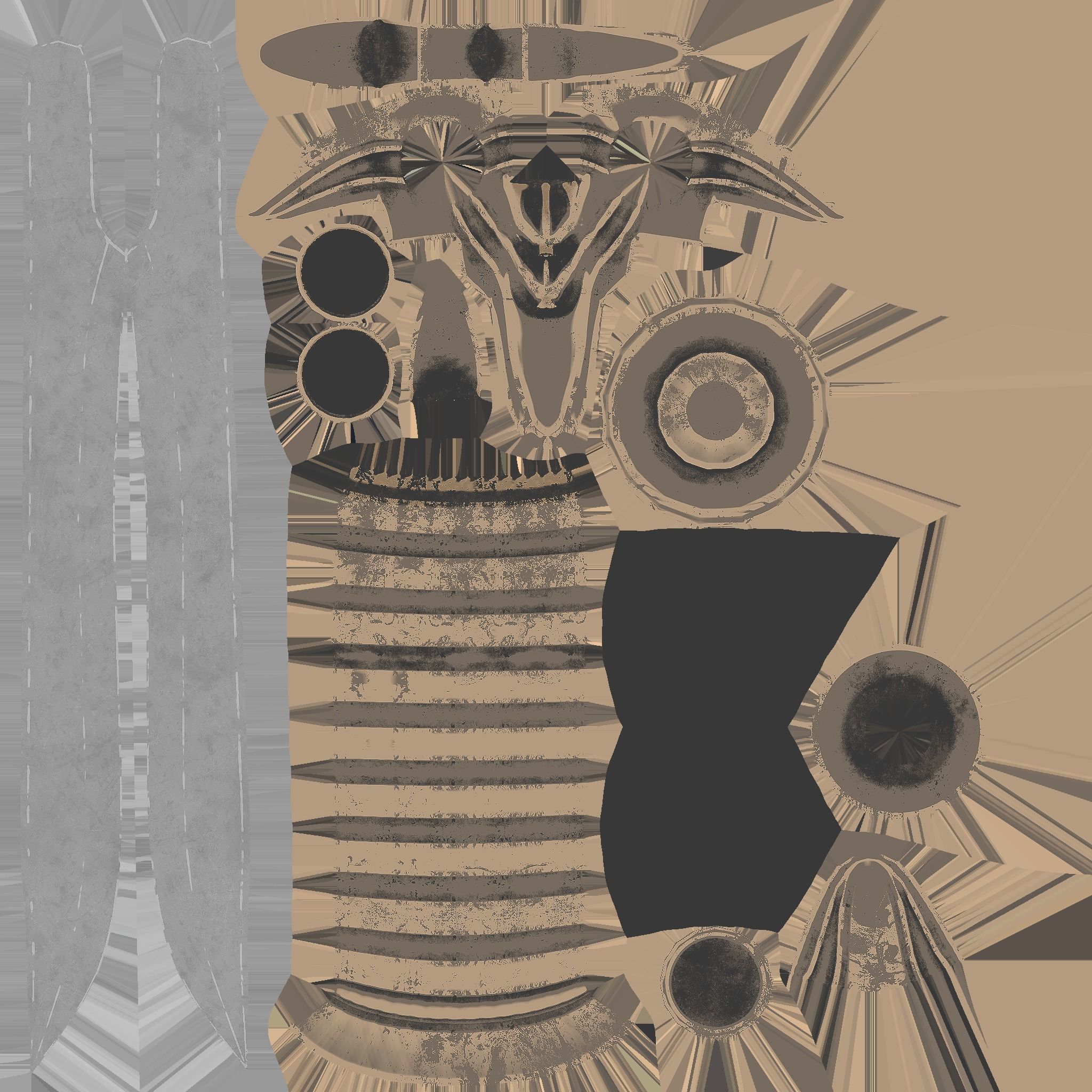 Medieval Fantasy Magic Sword Low-poly 3D model_9