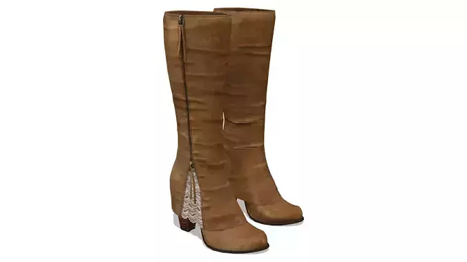 Lace Effect Old Gringo Boots