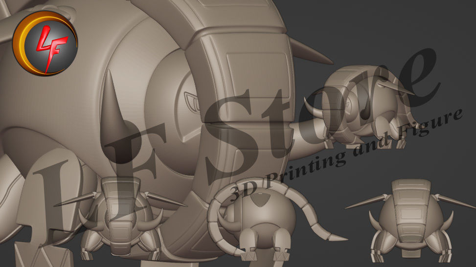 Pokemon Iron Treads 3D model CGTrader