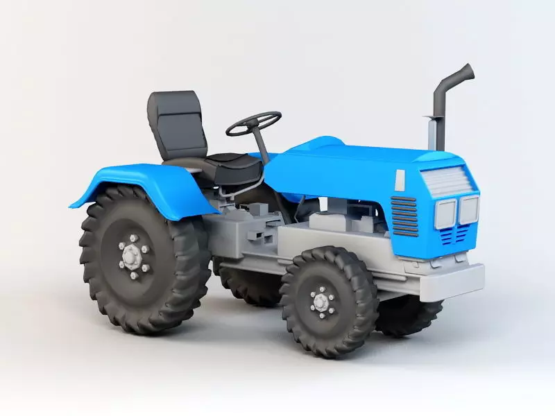 Tractor 3D Model-26 Low-poly 3D model_0