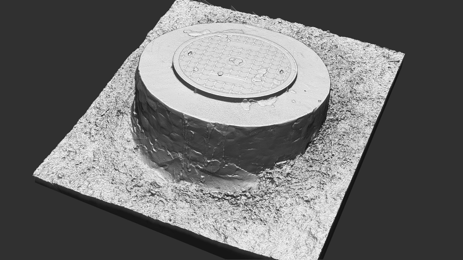 Manhole 3d Scan 3D model_13