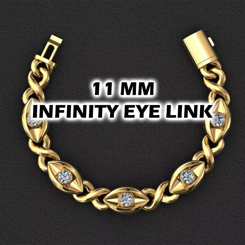 11 MM INFINITY EYE LINK 3D print model