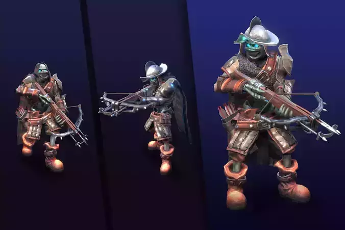Stylized Skeleton Crossbowman