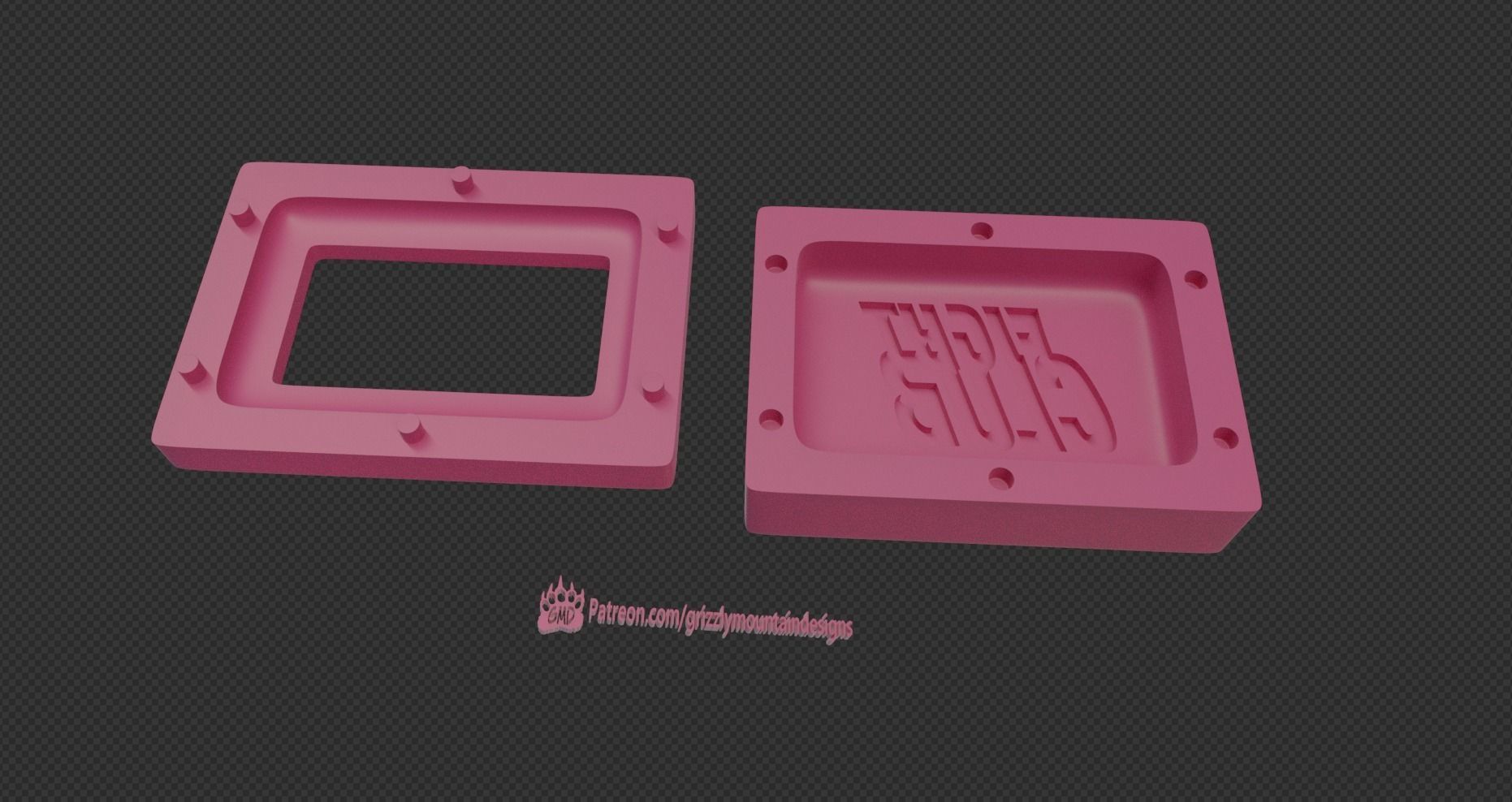 Fight Club Soap bar and mold for wax candle or soap 3D print model_3