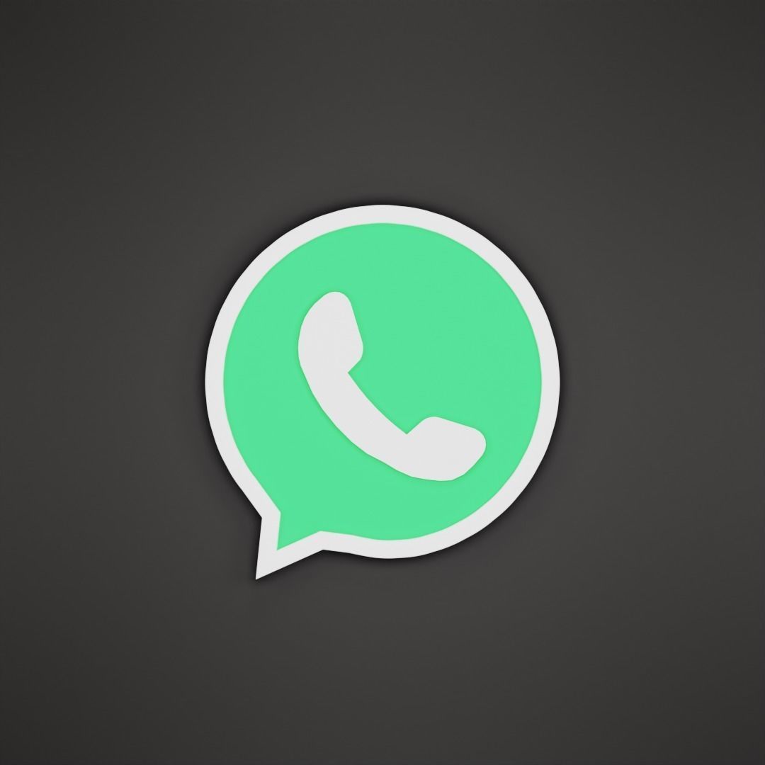  Social Media Icon 3D model_13