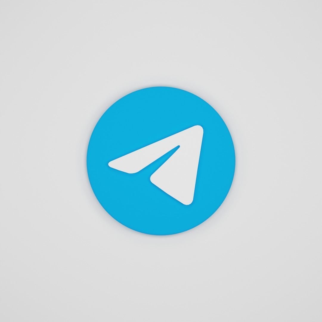  Social Media Icon 3D model_17