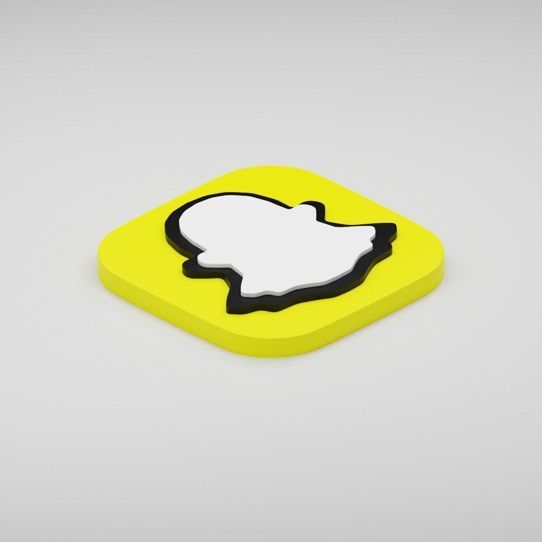  Social Media Icon 3D model_6