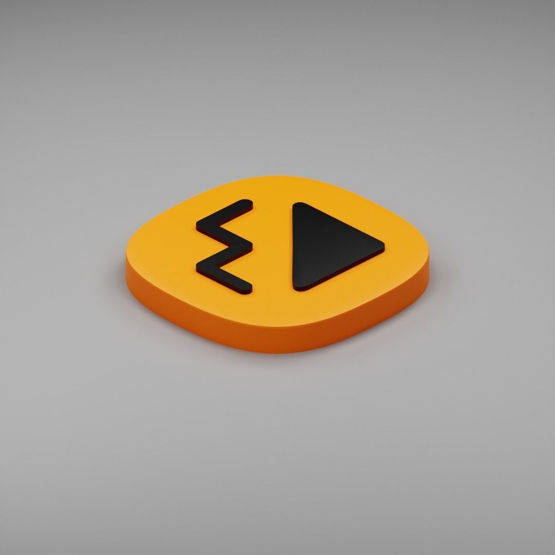  Social Media Icon 3D model_14